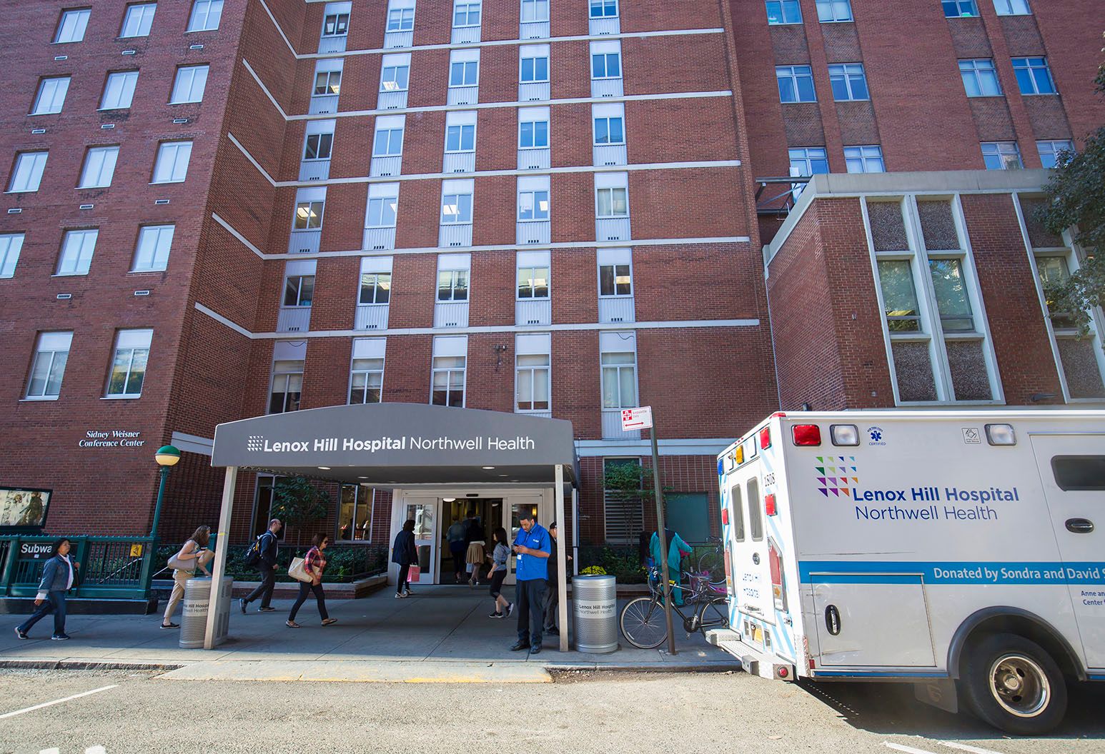 Outside Lenox Hill Hospital